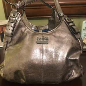 Coach Metallic Hobo Bag